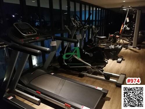 Home gym with various exercise machines