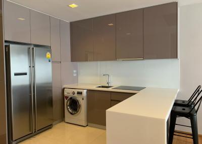 Modern kitchen with stainless steel appliances and ample cabinet space