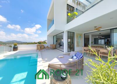 Serenity in Luxury Stunning 3 Bedroom Sea View Villa on Koh Samui