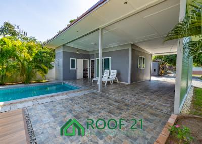 Comfortable Living in Huai Yai: Two Charming Houses with Pool on a Huge Plot!