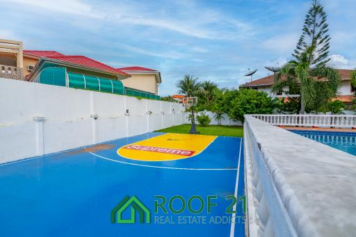 Beautiful house with a private pool and private basketball court.
