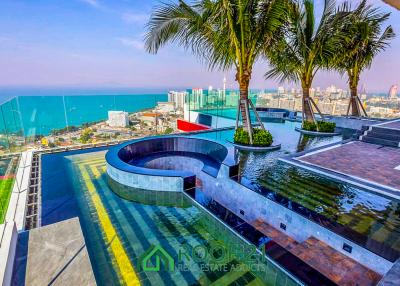 The Riviera Ocean Drive a luxury condominium in the heart of Jomtien, Pattaya Comes with new rooms. Ready to move in 1 bedroom, 1 bathroom.