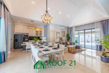 For SALE a House Modern Luxury Nordic 3 Bedrooms 211 Sqm Sukhumvit Pattaya 21 / OP-0161T