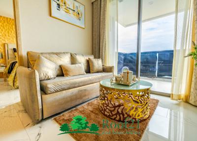 Super Luxury Beachfront Condo 1 Bedroom Seaview Fully Furnished ready to move in /P-0037D