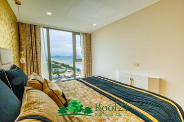 Beachfront 1 bedroom condo with stunning Seaview ready to move in now / P-0037D