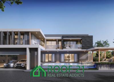 For SALE Brand New House Modern Tropical Luxury 5 Bedrooms 571 Sqm Central Pattaya / OP-0158T