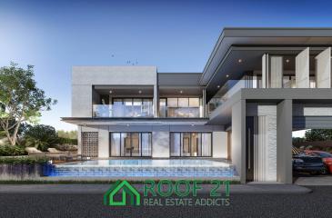 For SALE Brand New House Modern Tropical Luxury 5 Bedrooms 571 Sqm Central Pattaya / OP-0158T