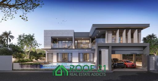 For SALE Brand New House Modern Tropical Luxury 5 Bedrooms 571 Sqm Central Pattaya / OP-0158T