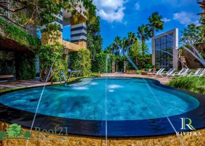 Studio unit Sea View For Rent at The Riviera Jomtien,  Pattaya R-0292Y