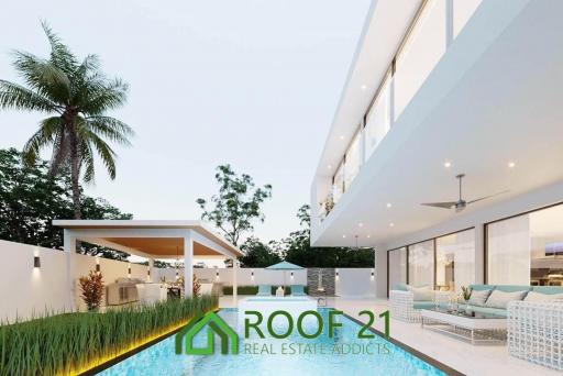 Ultra Modern Luxury Pool Villa on Pratumnak Hill only 200m. to the Beach/S-0676D