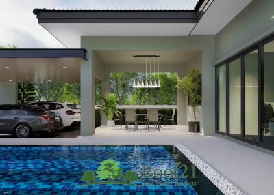 Brand New 3Bedroom Pool Villa only 10 mins to Jomtien Beach / OP-0155D