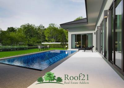 Brand New 3Bedroom Pool Villa only 10 mins to Jomtien Beach / OP-0155D