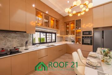 Luxury Nordic 1 story 3 bedrooms 4 bathrooms at Huay Yai / OP-0160