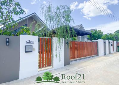 Private Pool Villa with Scandinavian Boho style For Sale at Siam Country Club Soi, Pattaya OP-0137Y
