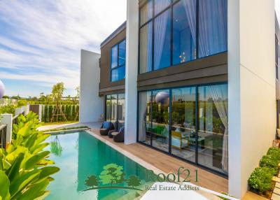 Brand new 4 Bedroom Pool villa in Luxury Project only 20 mins to Jomtien Beach/ OP-0143T