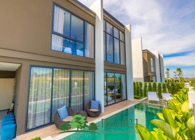 Brand new 4 Bedroom Pool villa in Luxury Project only 20 mins to Jomtien Beach/ OP-0143T