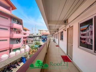 ขายตึกอพาร์ทเม้นต์ รายเดือน ใจกลางเมือง เพียง 600ม.ถึง Central Festival Pattaya Beach/ C-0013D