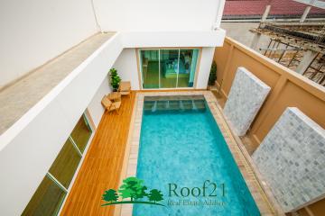 For SALE House Pool Villa 3 Bedrooms 230 Sqm Nordic and Japanese Style Central Pattaya / OP-0129T