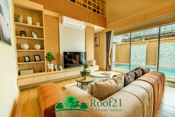 For SALE House Pool Villa 3 Bedrooms 230 Sqm Nordic and Japanese Style Central Pattaya / OP-0129T