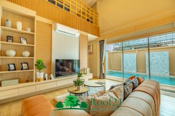 For SALE House Pool Villa 3 Bedrooms 230 Sqm Nordic and Japanese Style Central Pattaya / OP-0129T