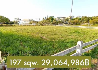 Beautiful land in the project, special price, Baantalay Pattaya, Bang Saray, Sattahip.