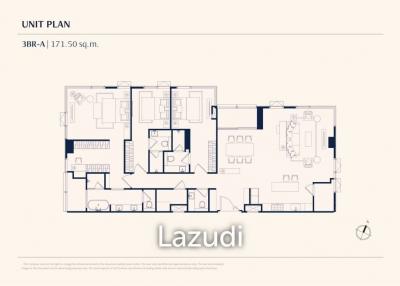 3 Bed 4 Bath 171.5 SQ.M The Residences 38