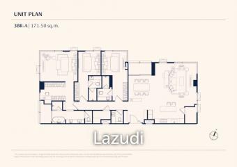 172 ตร.ม.  3 ห้องนอน  4 ห้องน้ำ คอนโดสำหรับ ขายใน พระโขนง