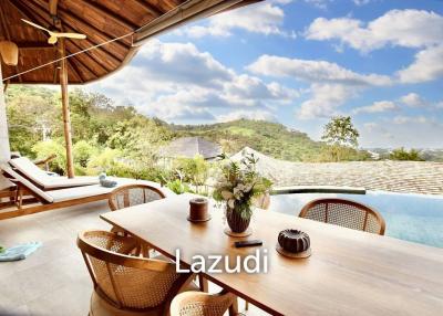 Completed 4-Bed Tropical Villa in  Bophut Hills, Koh Samui
