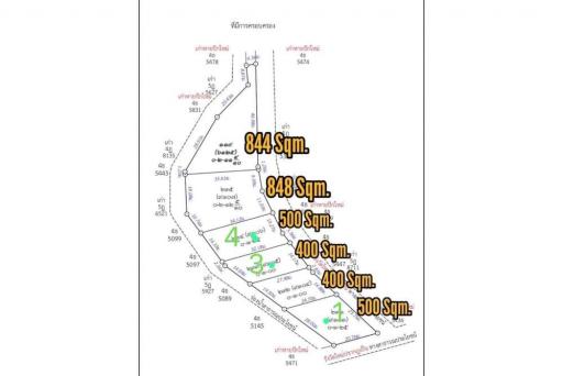 Plot 1 and 4: 500 SQ.M Small Land for sale at Lamai ,Koh Samui