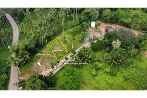 Plot 3: 400 SQ.M Small Land for sale at Lamai ,Koh Samui