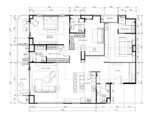 3-BR Condo at 33 Tower near BTS Phrom Phong