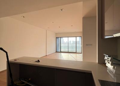 Spacious kitchen with natural light and modern design