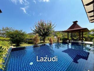 PANORAMA : 3 Bed Bali Style Pool Villa For Sale