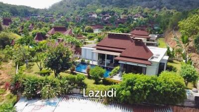 PANORAMA : 3 Bed Bali Style Pool Villa For Sale