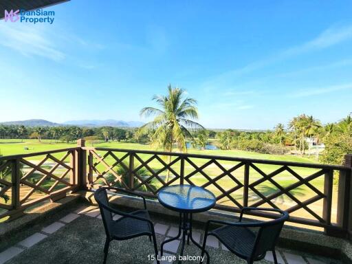 Topfloor Golf Condo in Hua Hin at Palm Hills Golf Resort