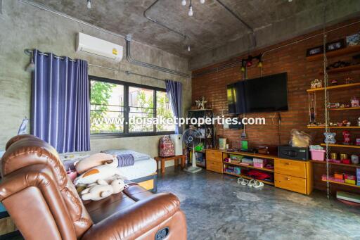 Beautifully-Designed 4-Bedroom Modern Home with 2-Bedroom Guest House for Sale in Luang Nuea, Doi Saket