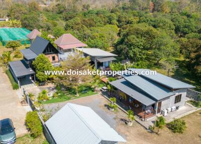 Beautifully-Designed 4-Bedroom Modern Home with 2-Bedroom Guest House for Sale in Luang Nuea, Doi Saket