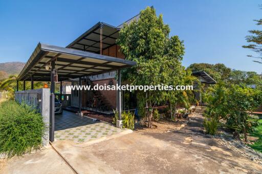 Beautifully-Designed 4-Bedroom Modern Home with 2-Bedroom Guest House for Sale in Luang Nuea, Doi Saket