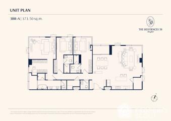 3-BR Condo at The Residences 38 near BTS Thong Lor