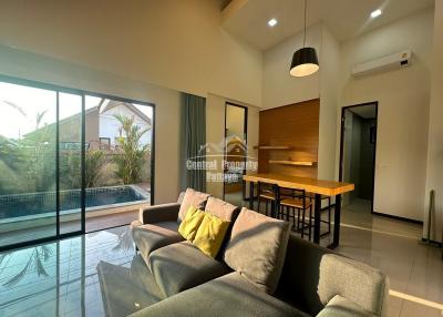 Newly built, 2 bedroom, 2 bathroom private pool villa for sale in Huay Yai.