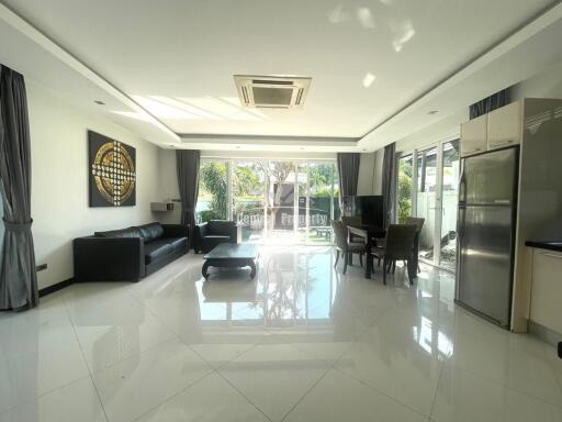 Modern, 2 bedroom, 2 bathroom, private pool villa for sale in central Jomtien.