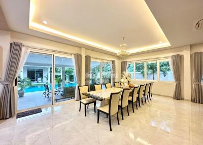Price improvement! 6 bedroom, 7 bathroom, private pool house for sale in Garden Ville 5, Huay Yai.