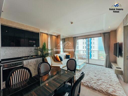 Stunning, 2 bedroom, 2 bathroom, corner unit for sale in Foreign name in Riviera Monaco, Na Jomtien.