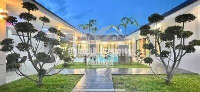 Magnificent, 6 bedroom, 8 bathroom, private pool villa for sale in East Pattaya.