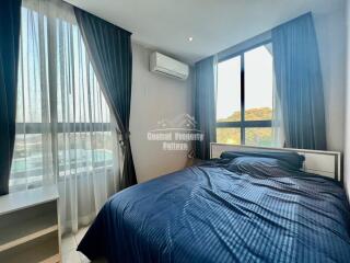 Superb 2 bed, 2 bath corner unit for sale at The Point, Pratumnak in Foreign Name.