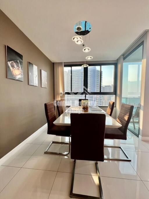 Superb 2 bed, 2 bath corner unit for sale at The Point, Pratumnak in Foreign Name.