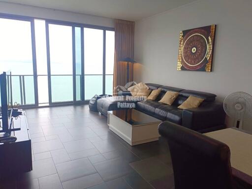 Spacious 2 bed, 2 bath condo in Northpoint tower, Wongamat beach for sale.