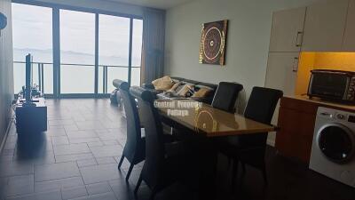 Spacious 2 bed, 2 bath condo in Northpoint tower, Wongamat beach for sale.