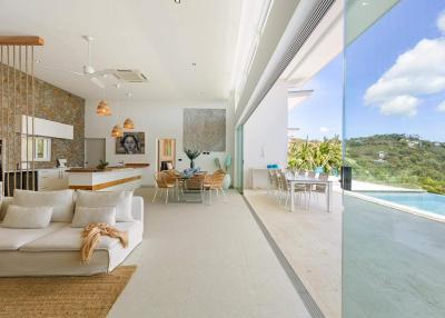 3 bedrooms sea-view villa for sale in Bophut