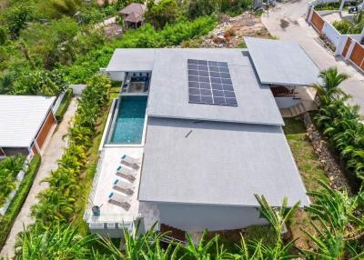 3 bedrooms sea-view villa for sale in Bophut